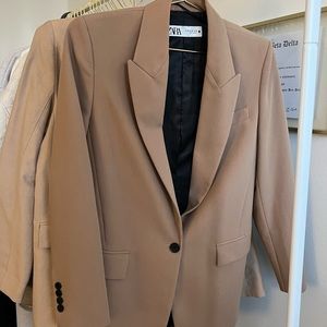Tan Zara Blazer